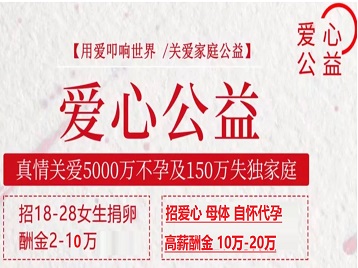 资阳市捐卵助孕生子 爱心志愿者招募